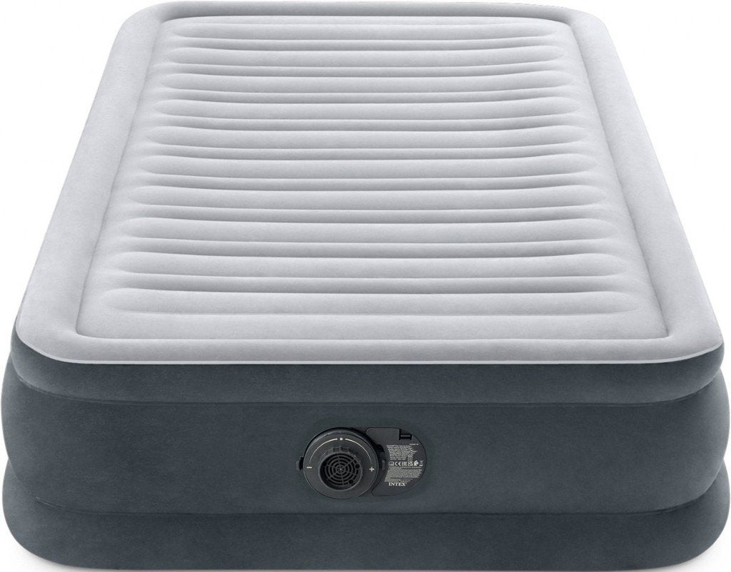 Intex Twin Comfort-Plush Luchtbed ingebouwde pomp, Ophalen, Ingebouwde pomp, Zo goed als nieuw