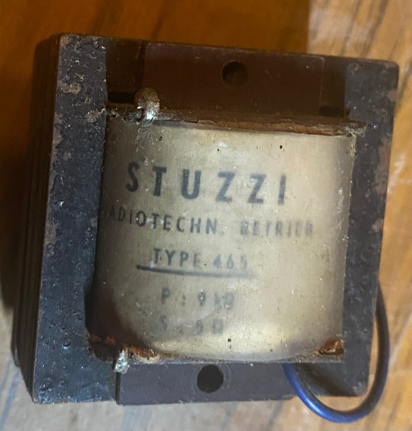 Vintage Stuzzi Radiotechnik Transformator Type 465 NOS, Ophalen of Verzenden, Nieuw, Overige merken