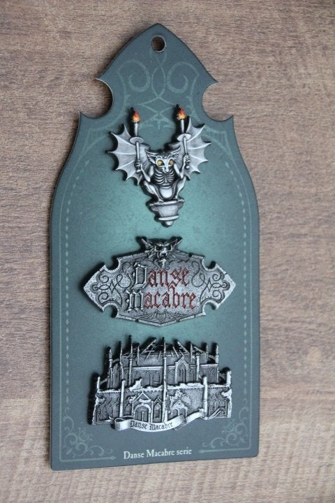 efteling pin  danse macabre set, Verzamelen, Efteling, Ophalen of Verzenden, Nieuw, Button of Speldje