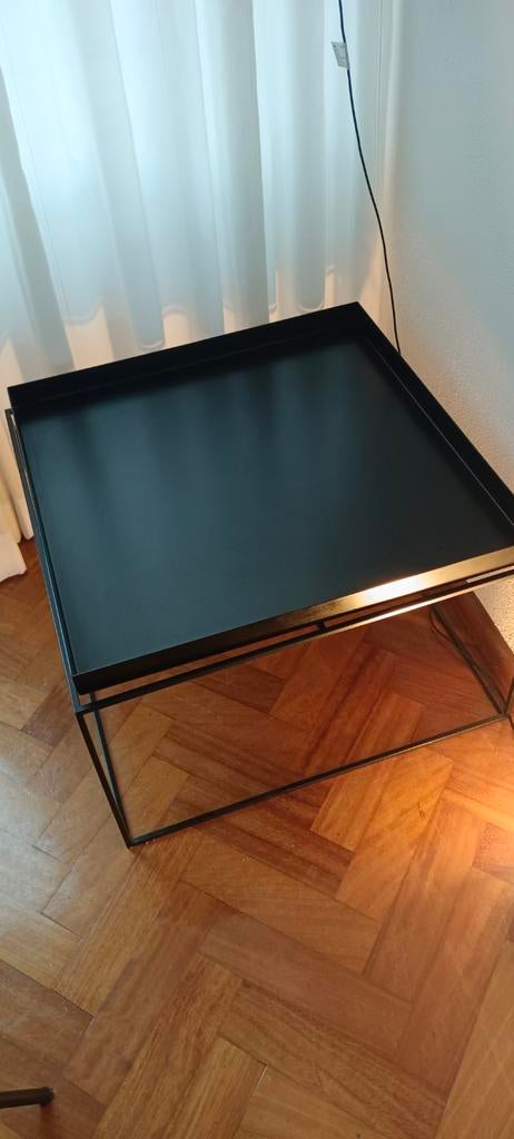 Hay tray 60 x 60 bijzettafel, Huis en Inrichting, Tafels | Salontafels, 50 tot 100 cm, Vierkant, Zo goed als nieuw, Minder dan 50 cm