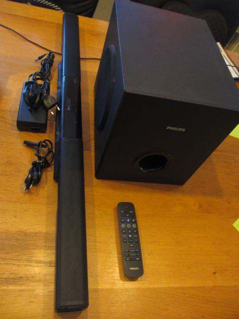 Philips HTL3110B/12 soundbar met subwoofer, Ophalen, Bluetooth, Gebruikt