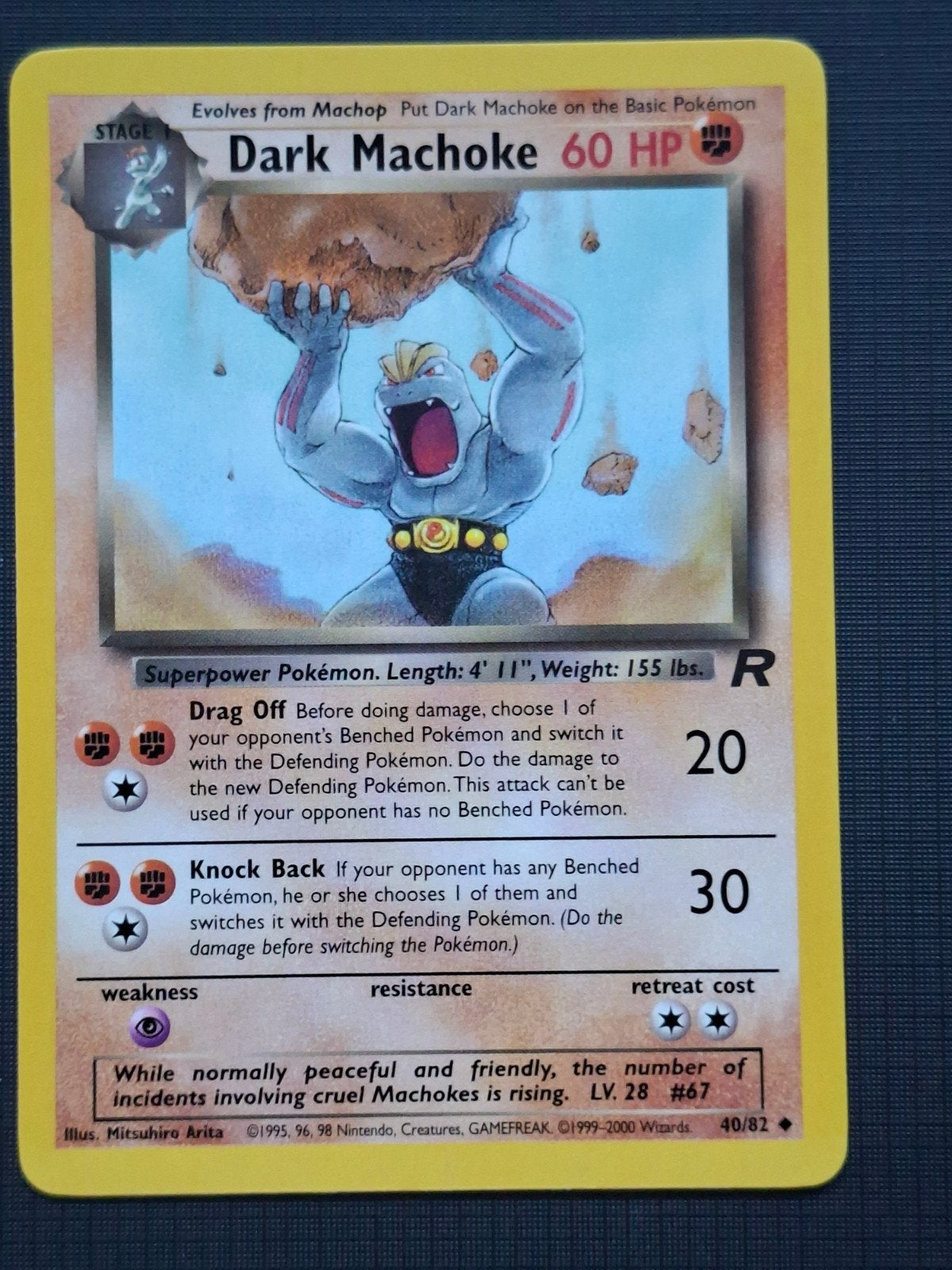 Dark Machoke 40, Ophalen of Verzenden