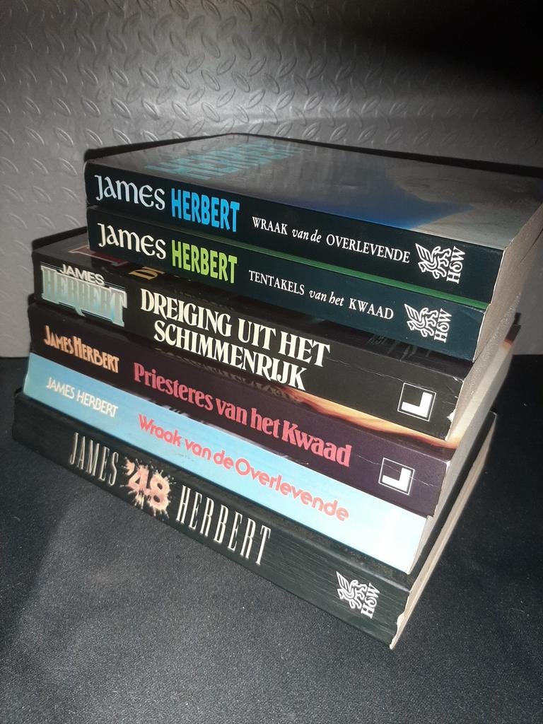 James Herbert Boekenpakket - 6 Horror Thrillers, Boeken, Thrillers, Gelezen, Europa overig, Ophalen of Verzenden