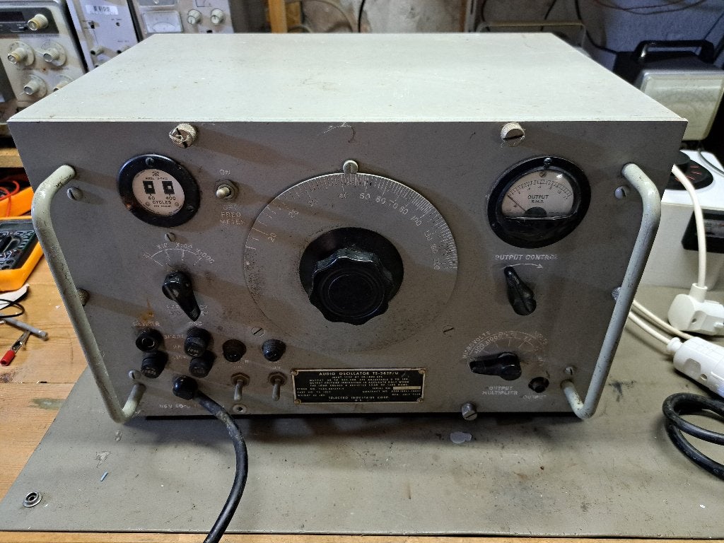 audio generator Telectro TS 382F, Doe-het-zelf en Verbouw, Meetapparatuur, Gebruikt, Elektriciteit, Ophalen of Verzenden