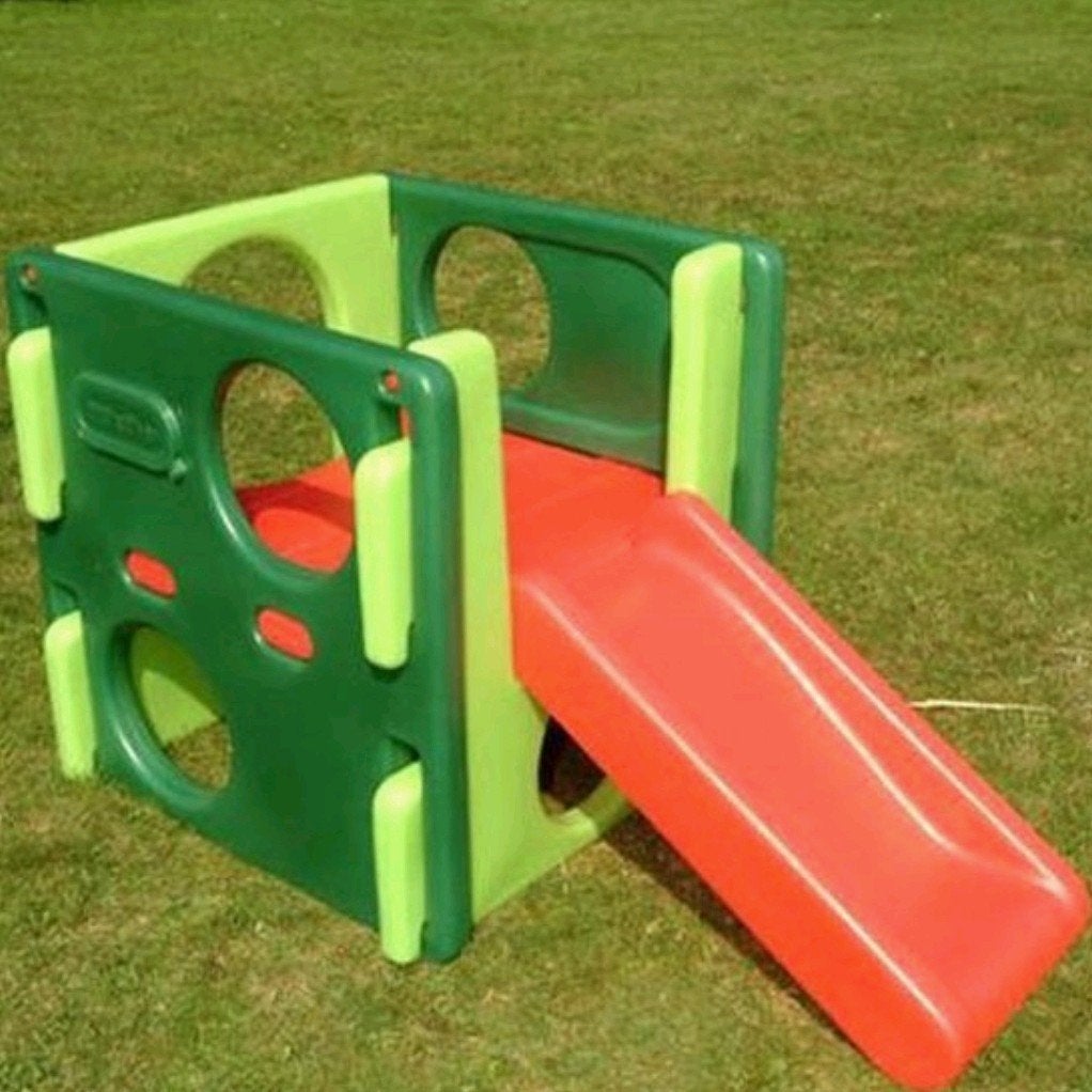 Little Tikes Activity Gym Evergreen Klimtoestel met glijbaan, Ophalen, Gebruikt, Klimwand