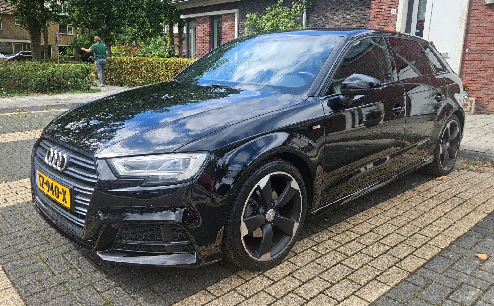 Audi A3 35 TFSI CoD 150pk 3x S Line 2018 Zwart, Auto's, Voorwielaandrijving, 15 km/l, 1498 cc, 4 cilinders