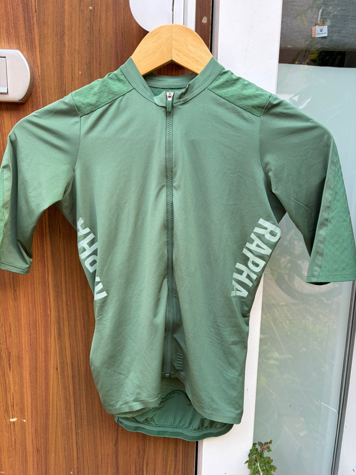 Rapha Pro Team Women’s Aero Jersey - XS - Green - ZGAN €225, Fietsen en Brommers, XS, Ophalen of Verzenden, Zo goed als nieuw