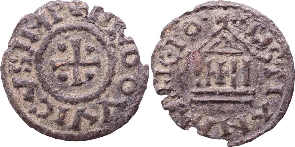 Denier 814 tot 840, Frankische Rijk, Lodewijk de Vrome, Ophalen of Verzenden, Frankrijk, Losse munt, Zilver