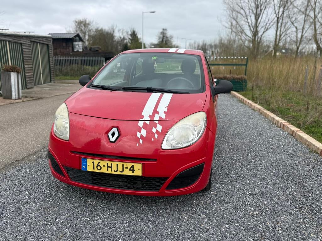 Renault Twingo 1.1 2008 Rood Apk en onderhoud gehad, Auto's, Voorwielaandrijving, Twingo, 31 €/maand, 4 cilinders