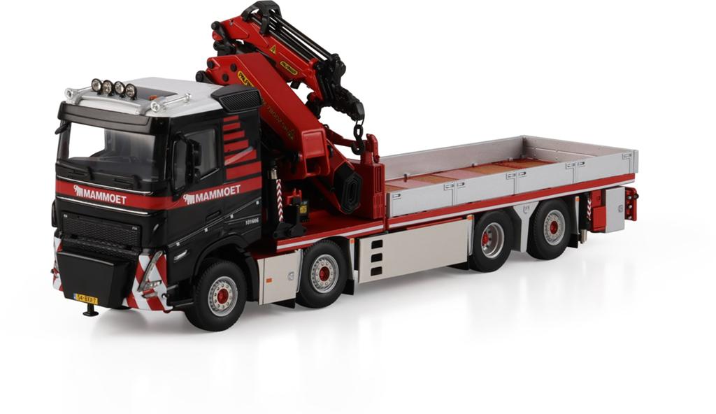 Mammoet Volvo FH05 8x2 + palfinger load crane WSI nieuw, Hobby en Vrije tijd, Modelauto's | 1:50, Ophalen of Verzenden, Nieuw