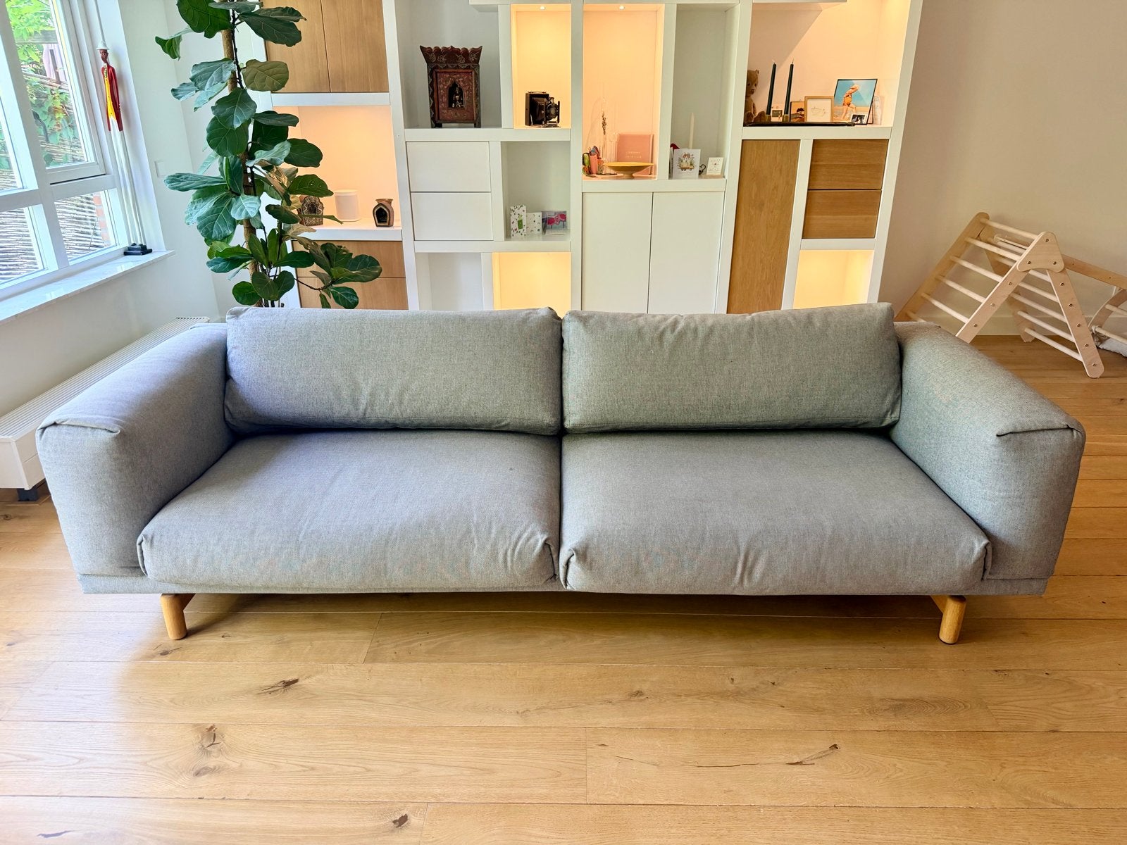 Muuto Rest 3-zitsbank - Grijs (Maharam Quay Graniet), Ophalen, Gebruikt, Stof, Scandinavisch design