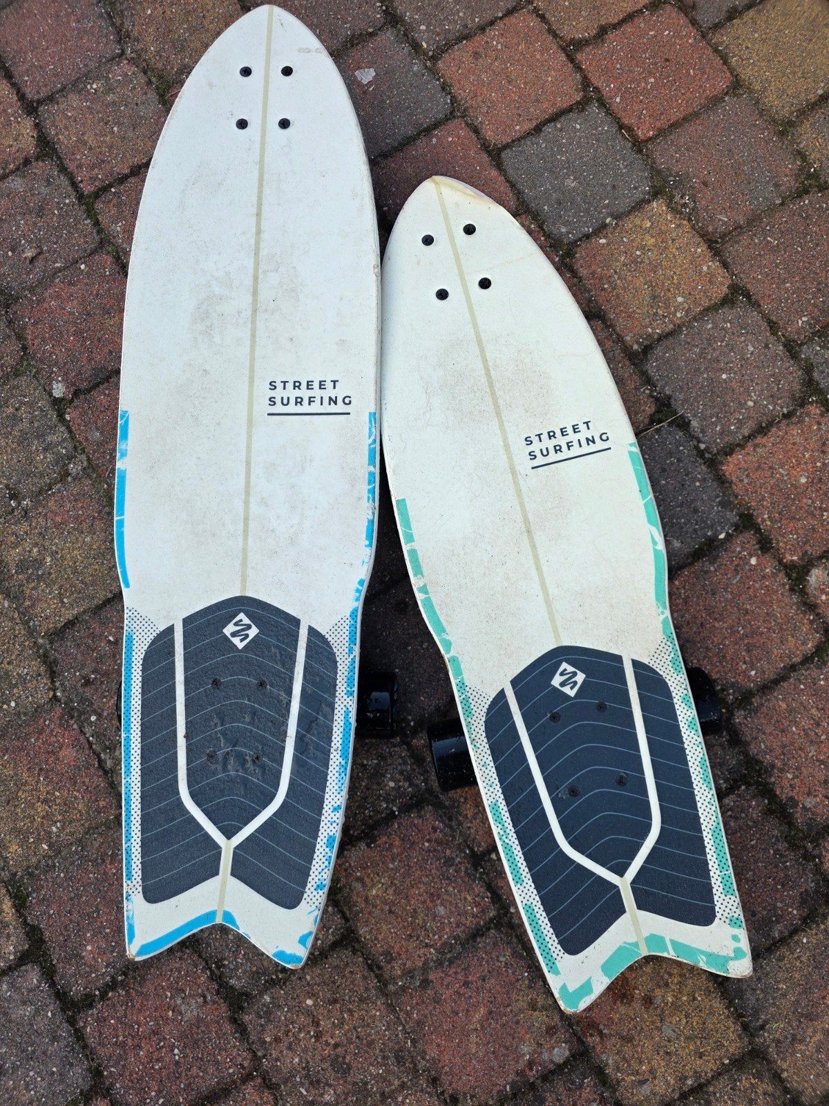 Street Surfing Psycho 36 en 30 Surfskate Skateboard, Ophalen of Verzenden, Gebruikt, Skateboard