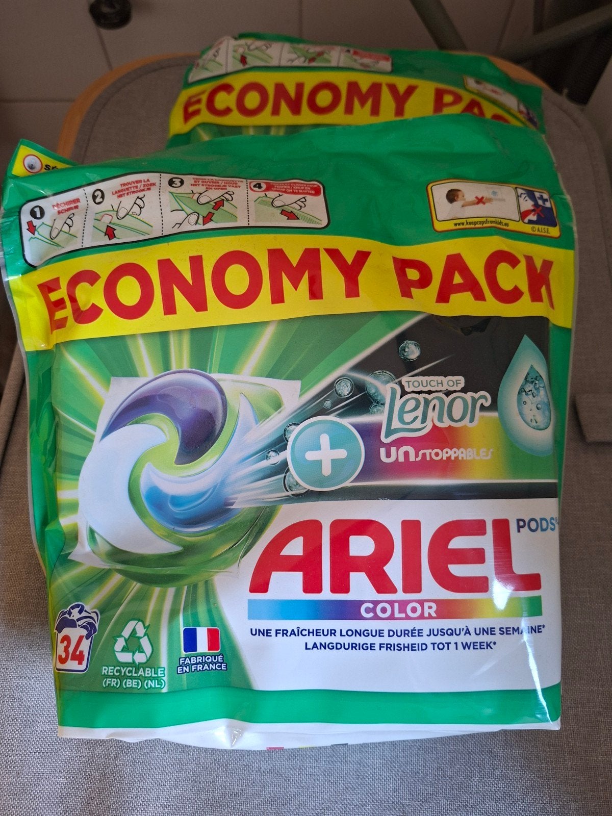 Ariel Color Wasmiddelpods met Lenor Unstoppables (68 stuks), Ophalen of Verzenden, Overige typen