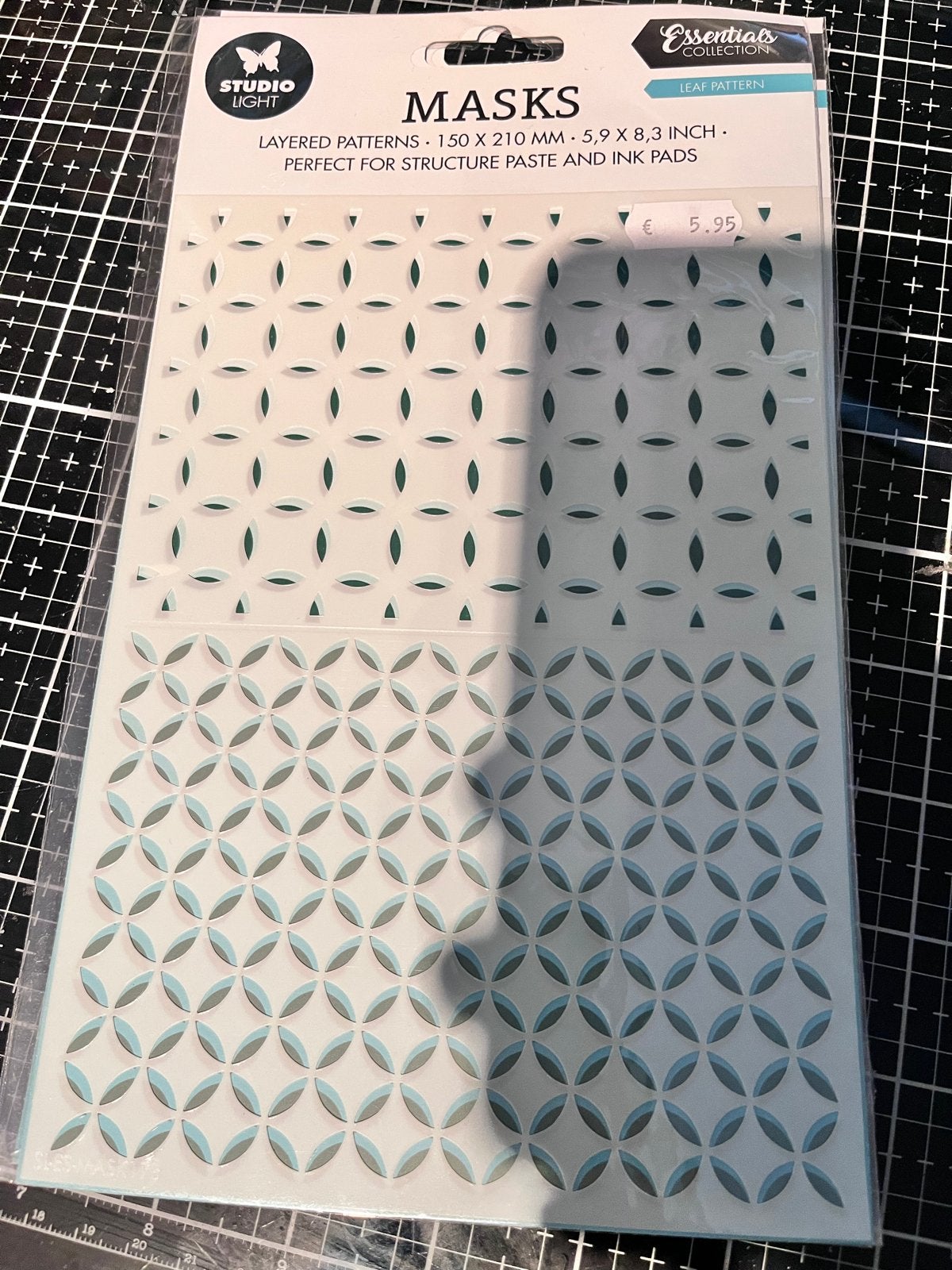 Nieuwe Stencil Maskers - Studio Light Essentials Collection, Nieuw, Kunststof, Herbruikbaar, Overige merken