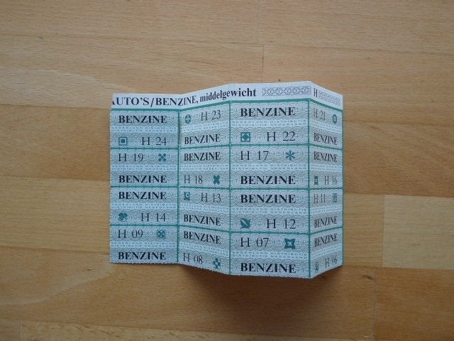 Benzinebonnen van de oliecrisis van 1973, Verzamelen, Ophalen of Verzenden, Overige typen