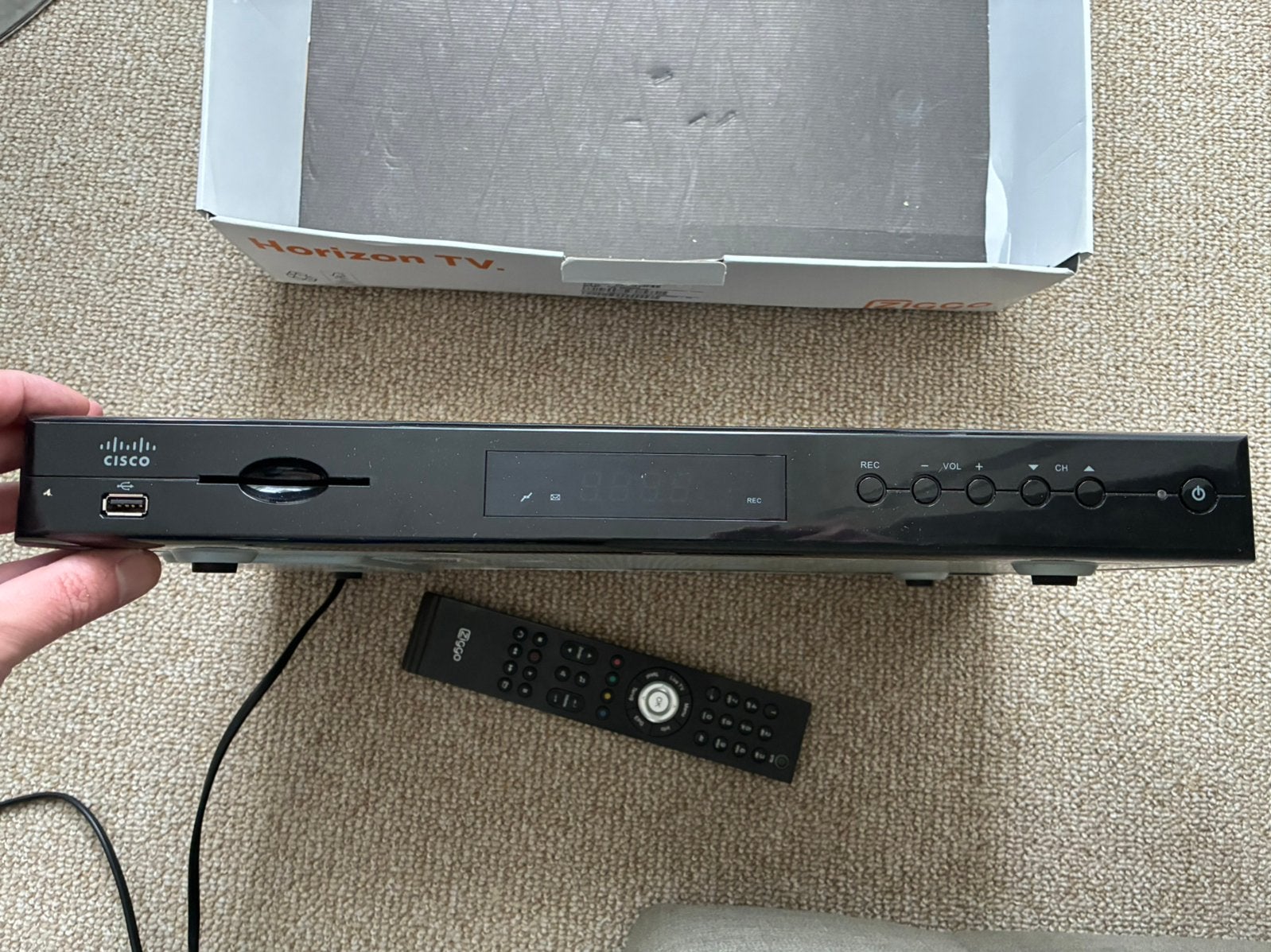 Cisco 8485DVB HD digitale TV ontvanger / decoder – Ziggo, Ophalen of Verzenden, Gebruikt, Harddiskrecorder