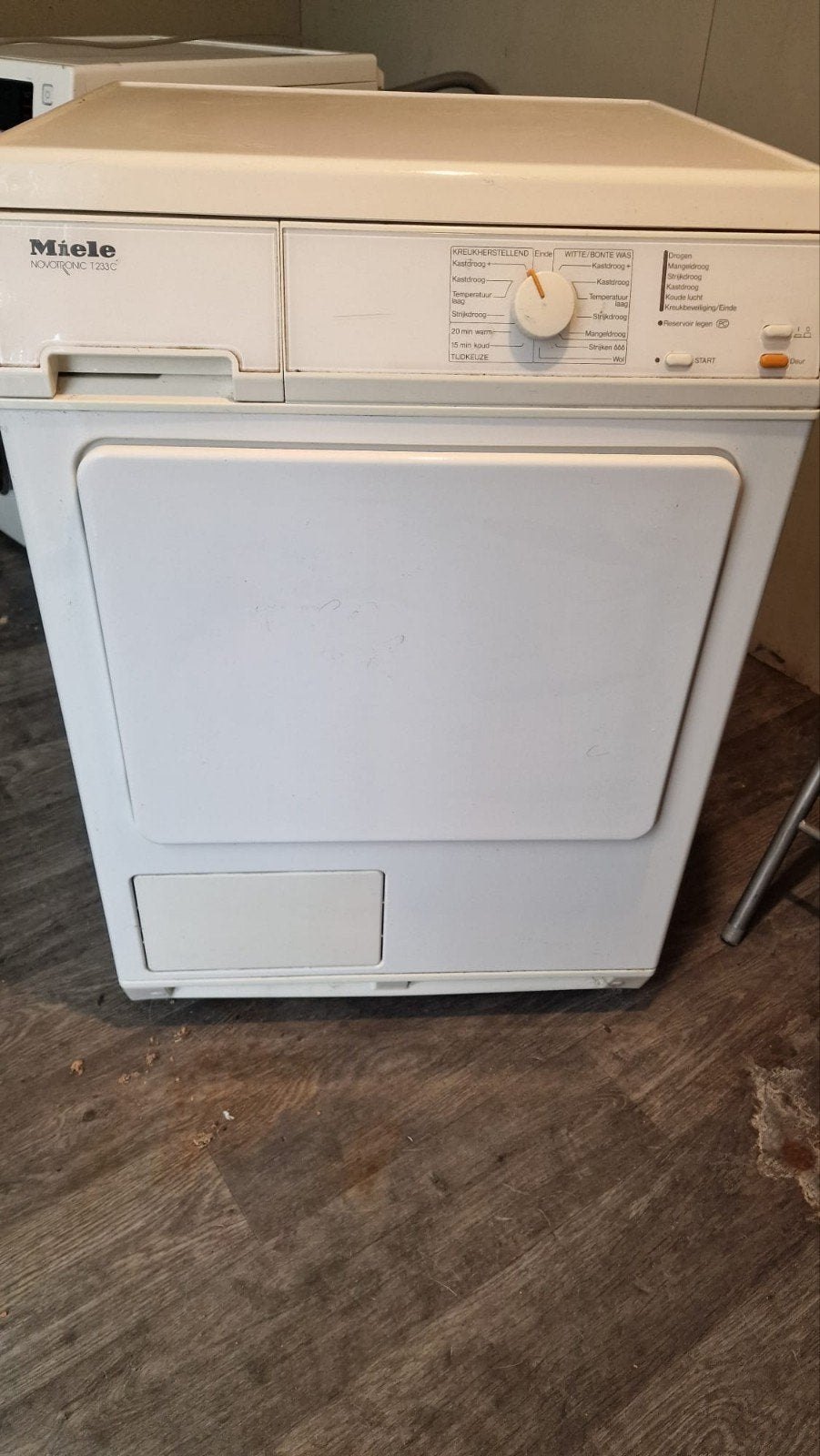 Miele wasdroger T233c, Gebruikt, 4 tot 6 kg, Ophalen of Verzenden, 85 tot 90 cm