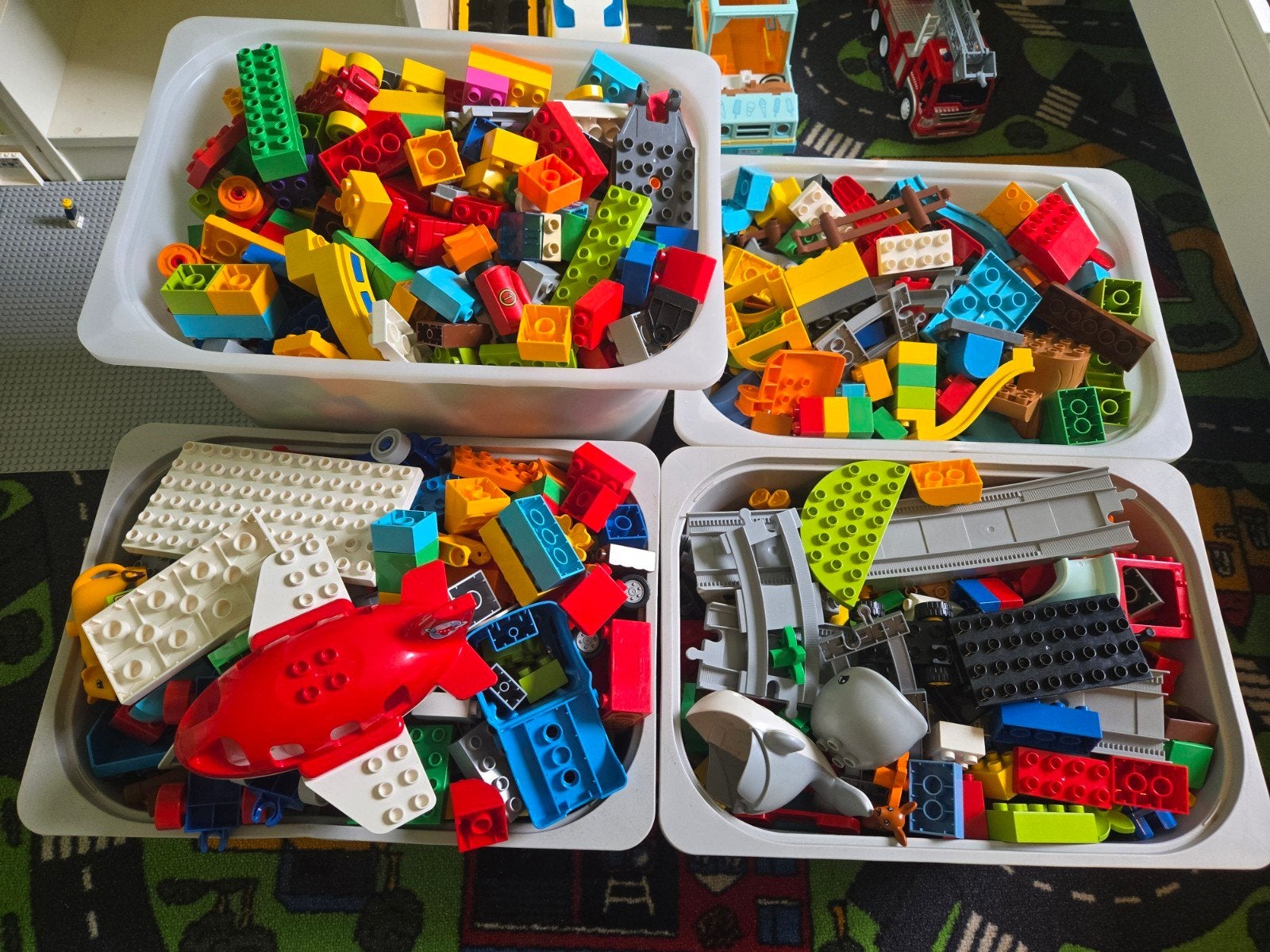 mooie en grote duplo set, Ophalen, Zo goed als nieuw, Duplo