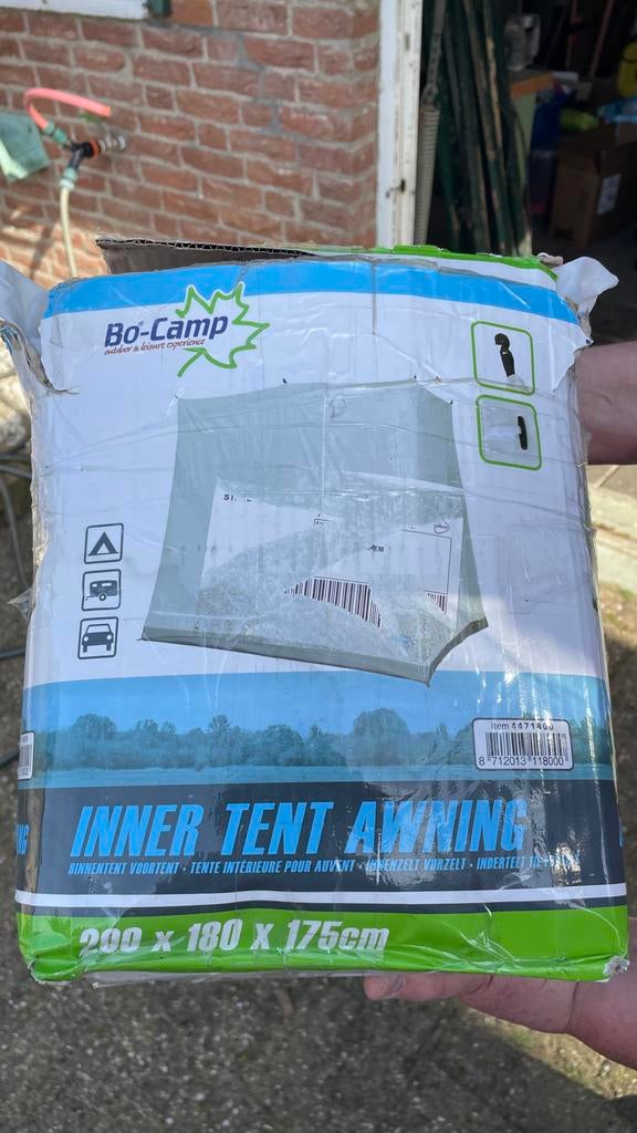 Bo-Camp Slaapcabine 2 Persoons - Binnentent Voortent, Caravans en Kamperen, Tenten, Ophalen, Zo goed als nieuw, Tot en met 2