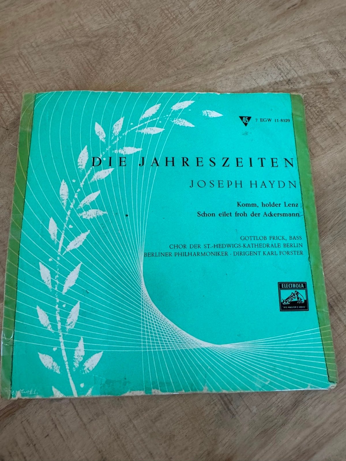 Joseph Haydn - Die Jahreszeiten (Electrola 7 EGW 11-8329), Gebruikt, Haydn, Originele persing, 7 inch