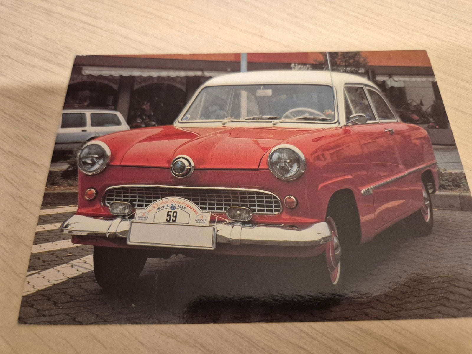oude Ford Taunus 12m kaart mooie staat porto 2,85, Ophalen of Verzenden, Zo goed als nieuw, Ford