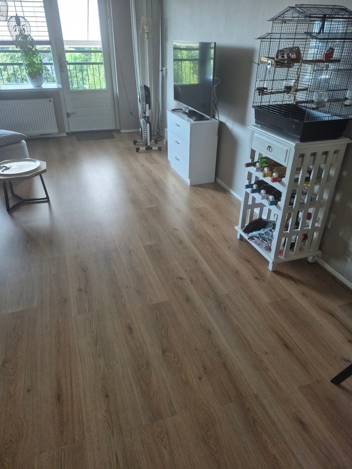 Laminaat gratis 24 m2, Ophalen, Gebruikt, Bruin, 10 tot 25 m²