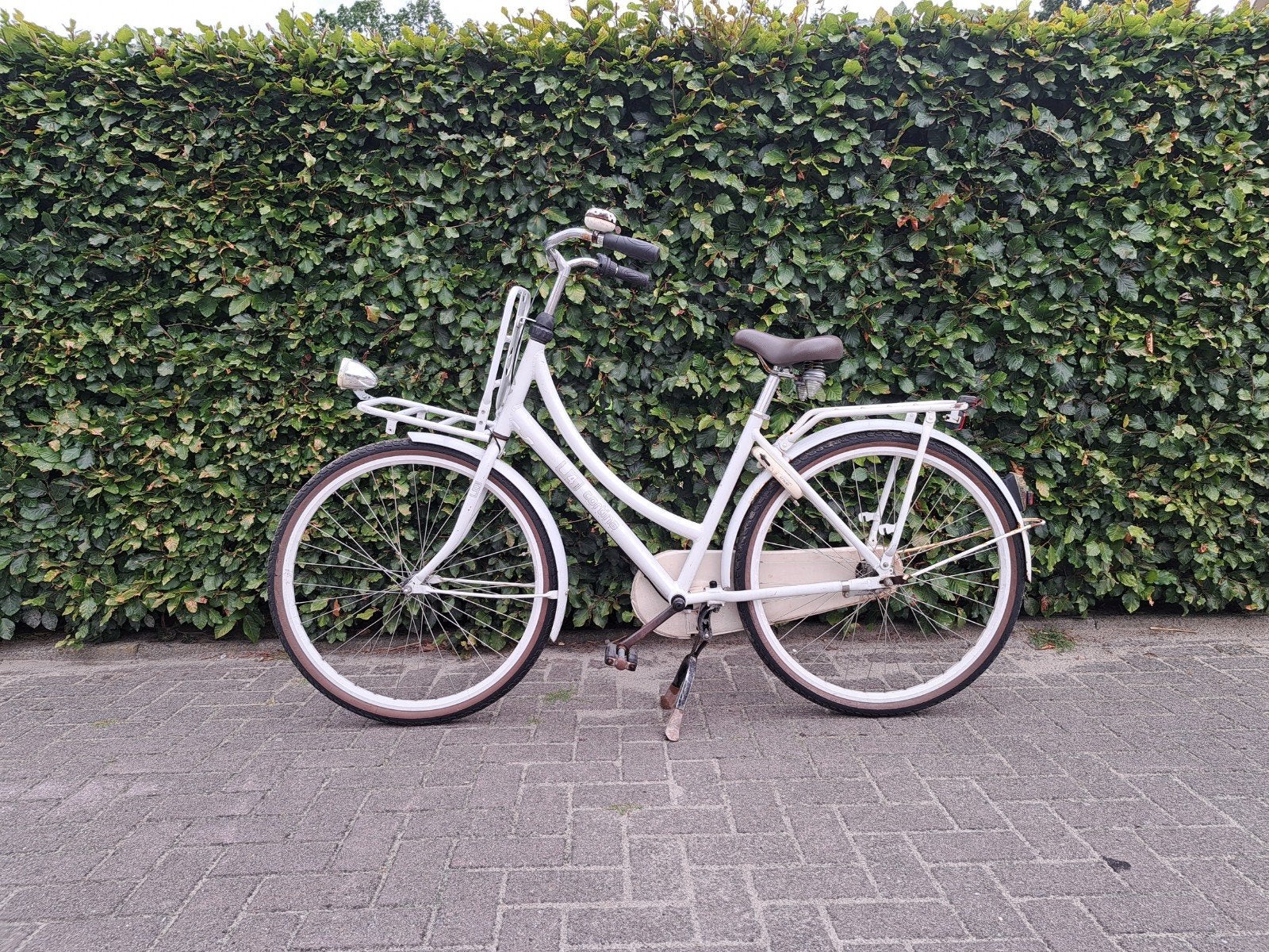 Continu U4 damesfiets met rekje, Terugtraprem, Gebruikt, ., Versnellingen