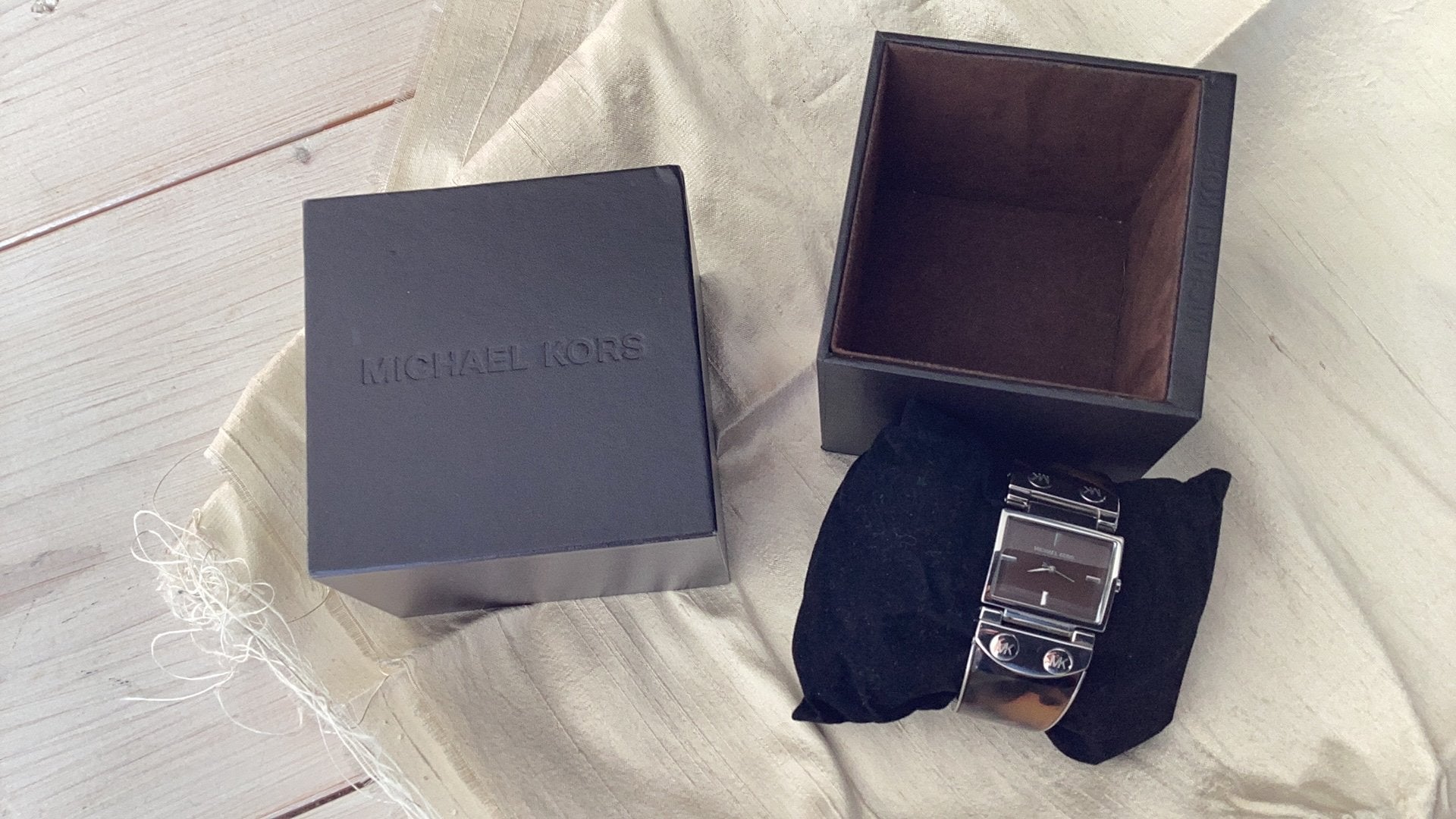 Michael Kors polshorloge, Sieraden, Tassen en Uiterlijk, Overige merken, Zwart, Ophalen of Verzenden, Zo goed als nieuw