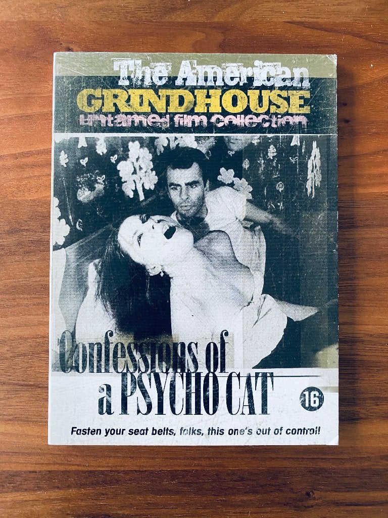 DVD: Confessions Of A Psycho Cat (1967, Exploitation), Horror, 1960 tot 1980, Gebruikt, Vanaf 16 jaar