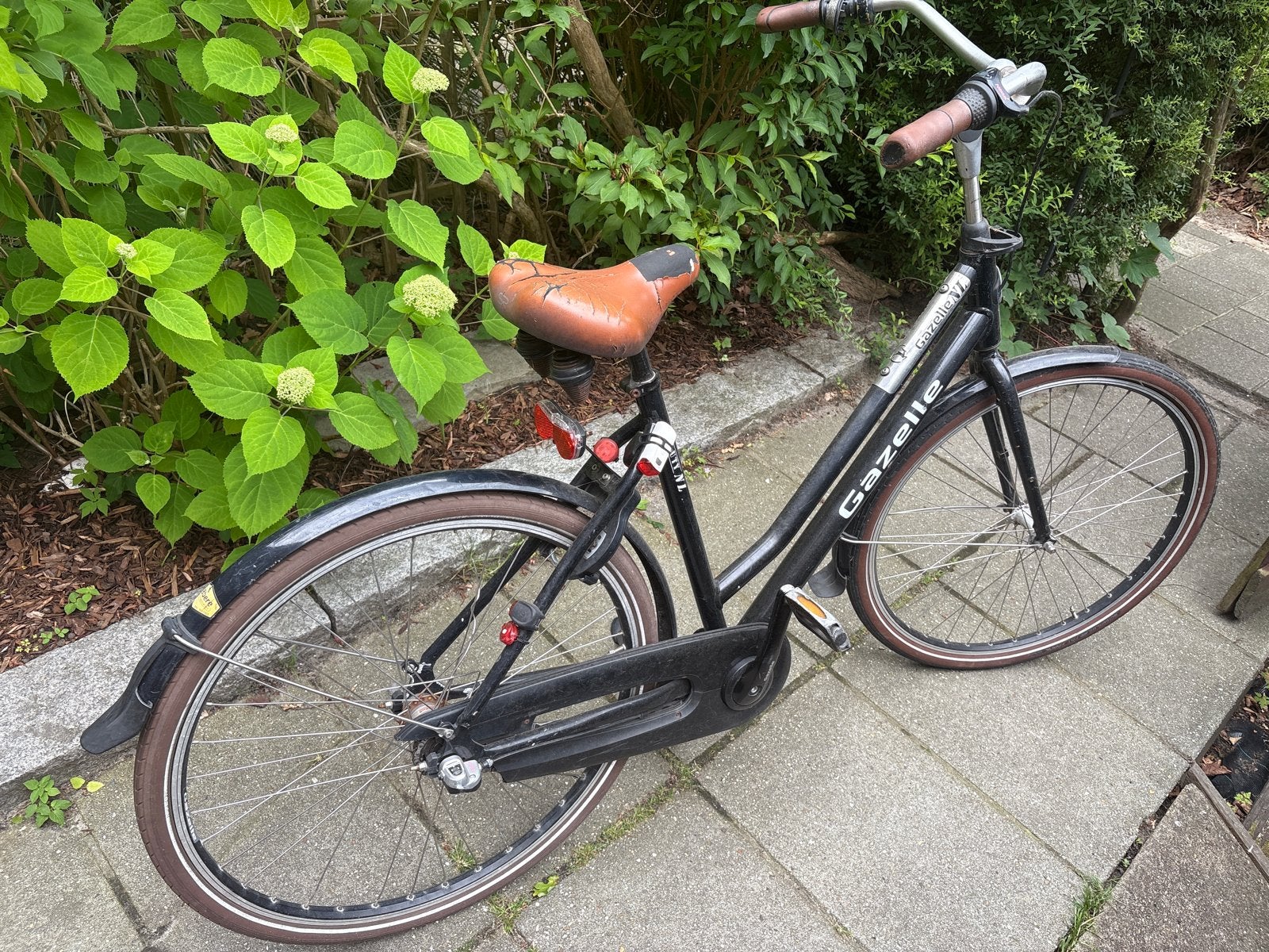 Gazelle fiets met versnellingen - 1 spaak ontbreekt, Versnellingen, Ophalen of Verzenden, Gazelle, Trommelrem