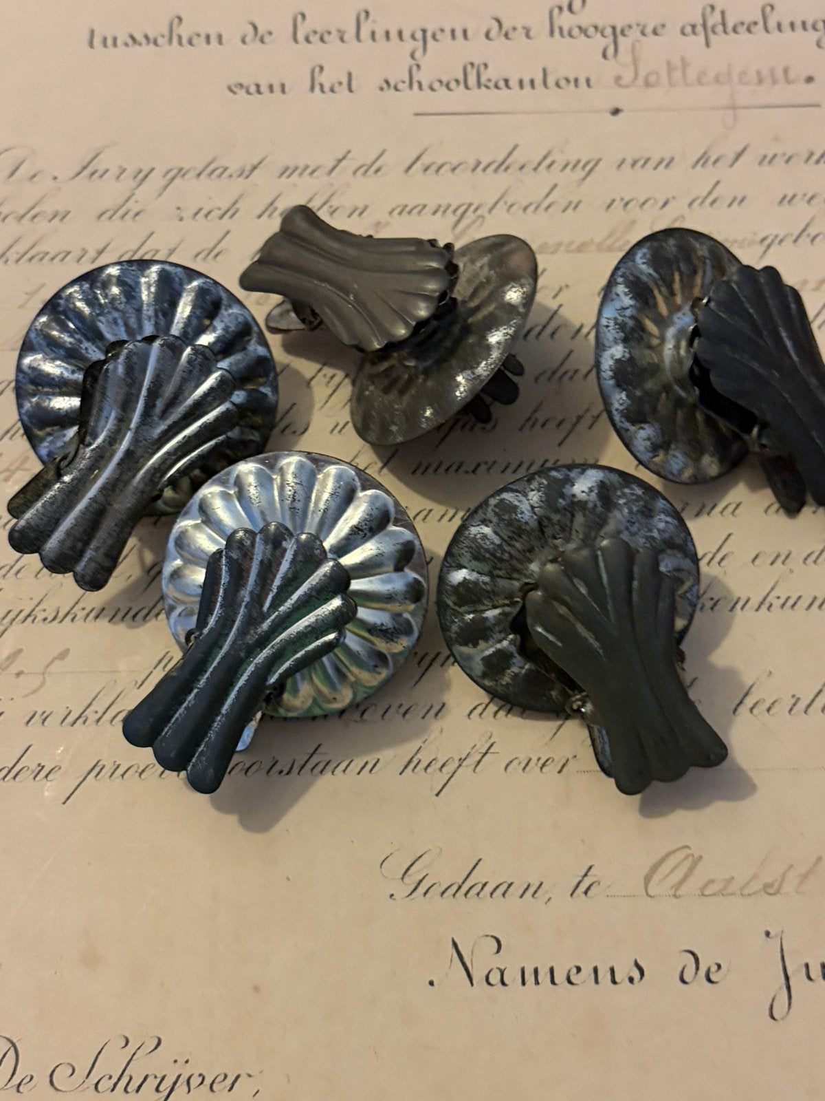 Oude kaarsjes knijpers, Ophalen of Verzenden, Gebruikt