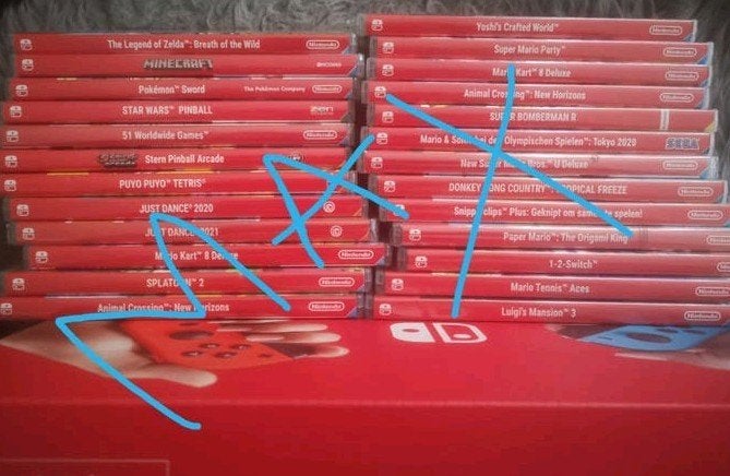 Vele Top spellen | Nintendo Switch spelpakket – In 1 Koop, 3 spelers of meer, Ophalen, Zo goed als nieuw, Vanaf 3 jaar