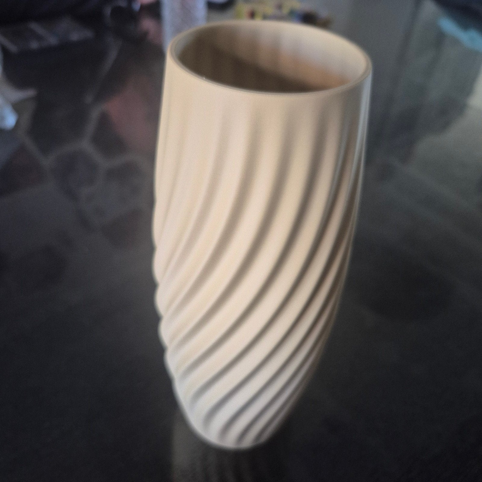 Design Japandi vaas, Ophalen of Verzenden, Nieuw, Bruin, 25 cm