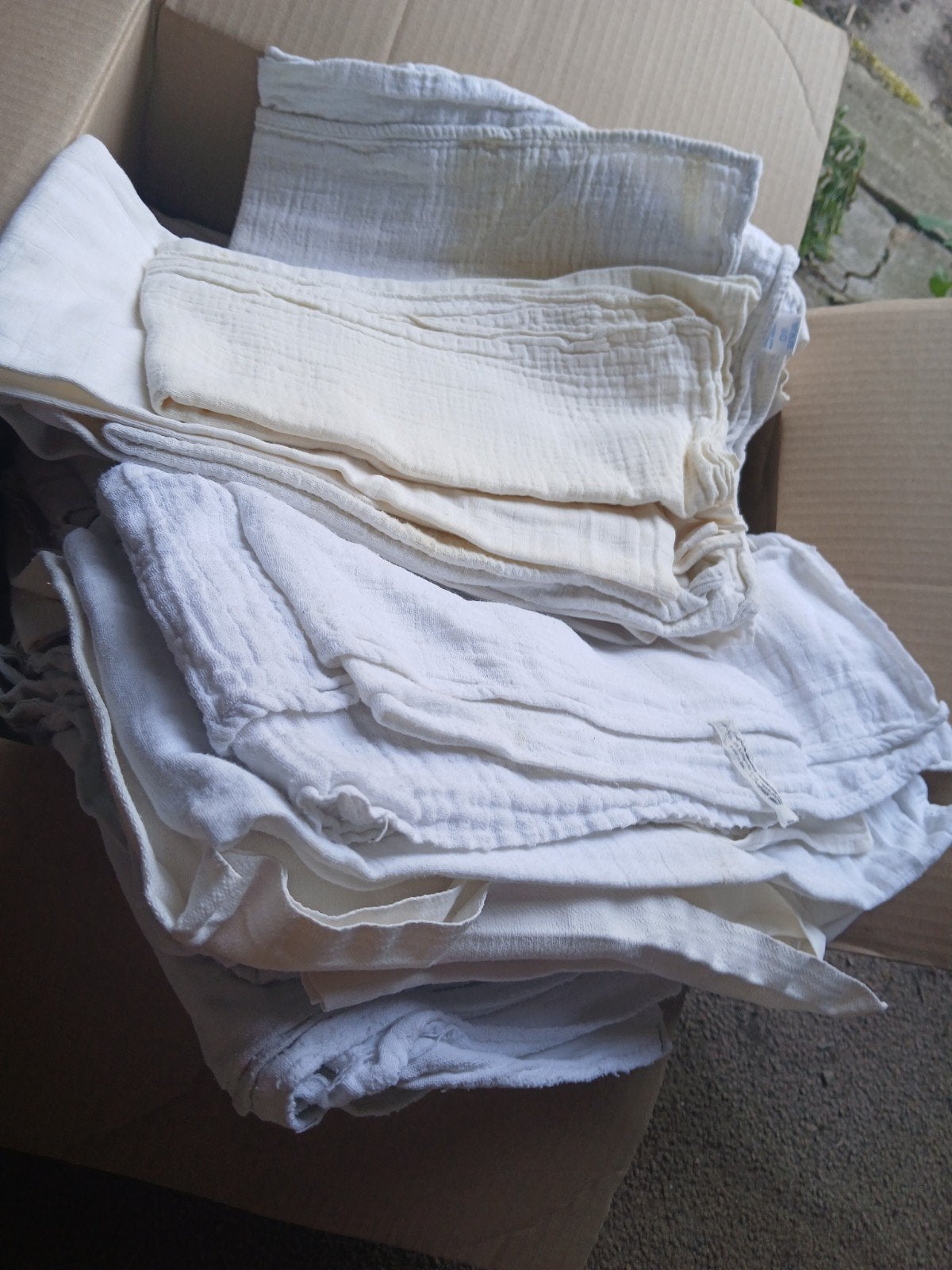 Poetsdoek 30 in doos. Hydrofiele doeken. Veel op voorraad., Ophalen of Verzenden, Gebruikt