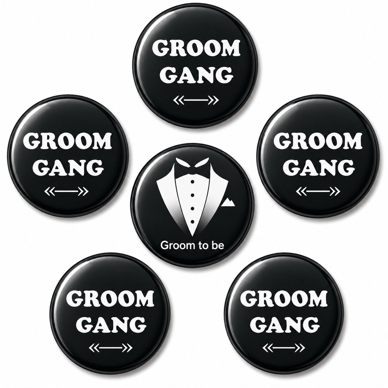 Sjerpen set Groom to Be en Team Groom, Struikheide 64,3069LJ,Rotterdam, Nieuw, Ophalen of Verzenden, Accessoires