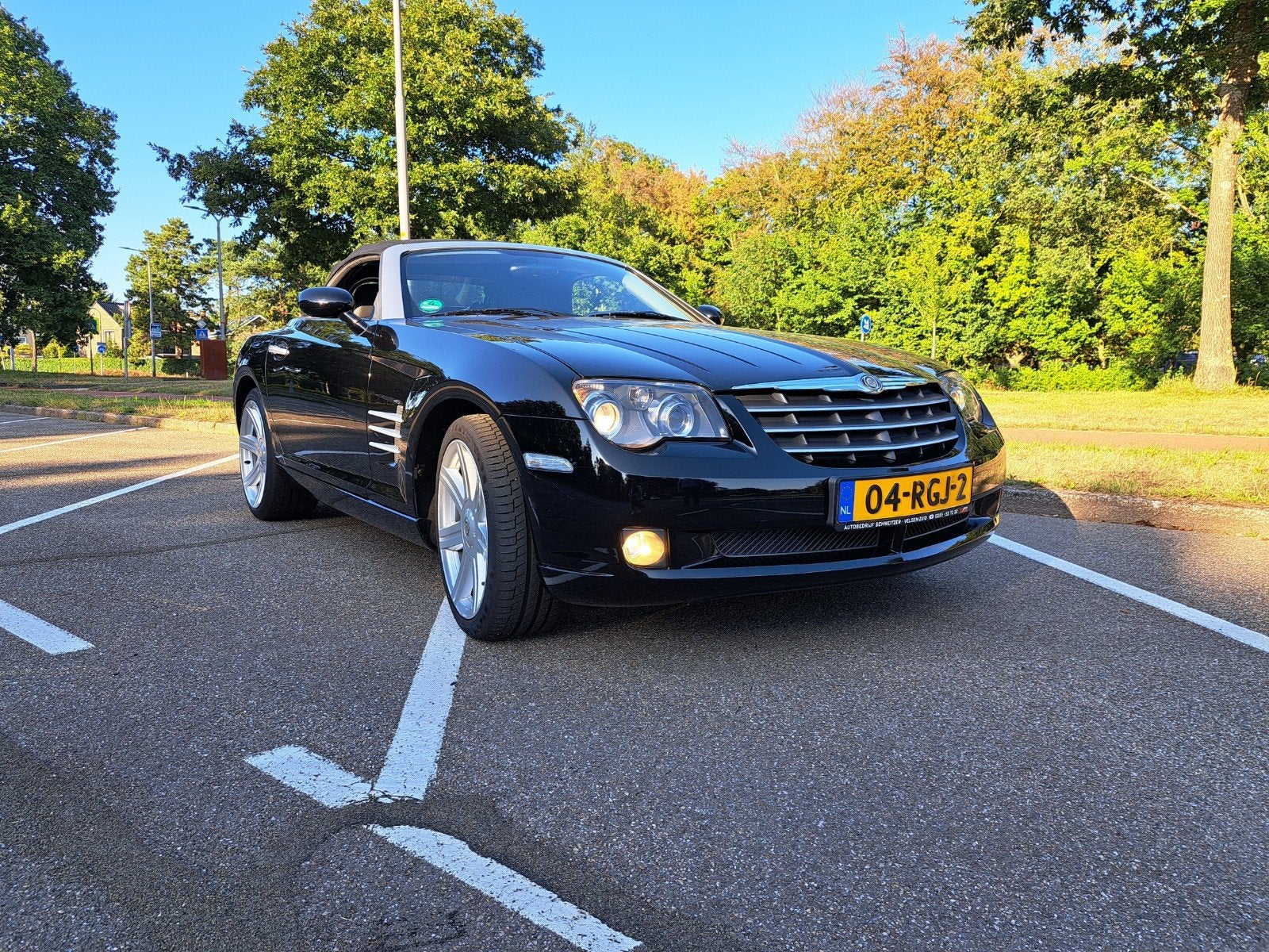 Chrysler Crossfire 3.2 V6 Roadster 2007 Zwart, 1385 kg, Achterwielaandrijving, Cabriolet, Zwart