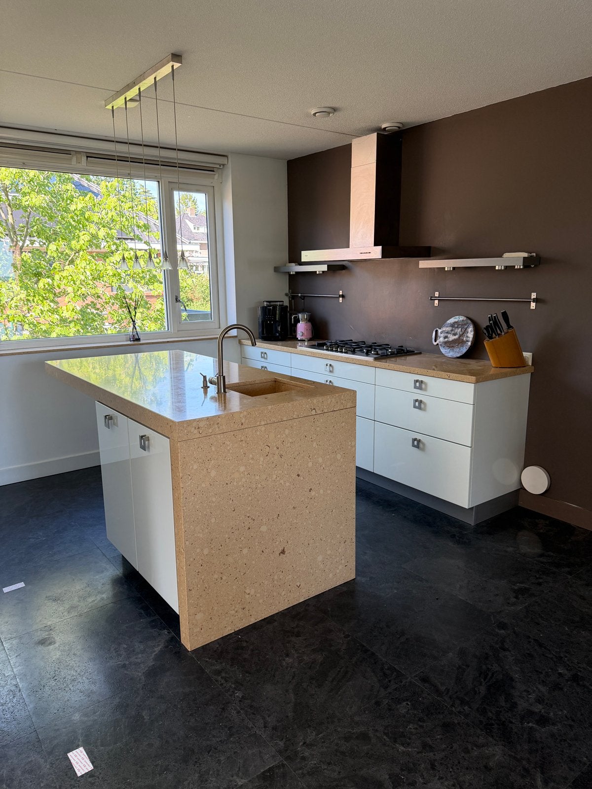 keuken compleet met kookeiland, Huis en Inrichting, Keuken | Complete keukens, Ophalen, Gebruikt, Wit, Overige typen