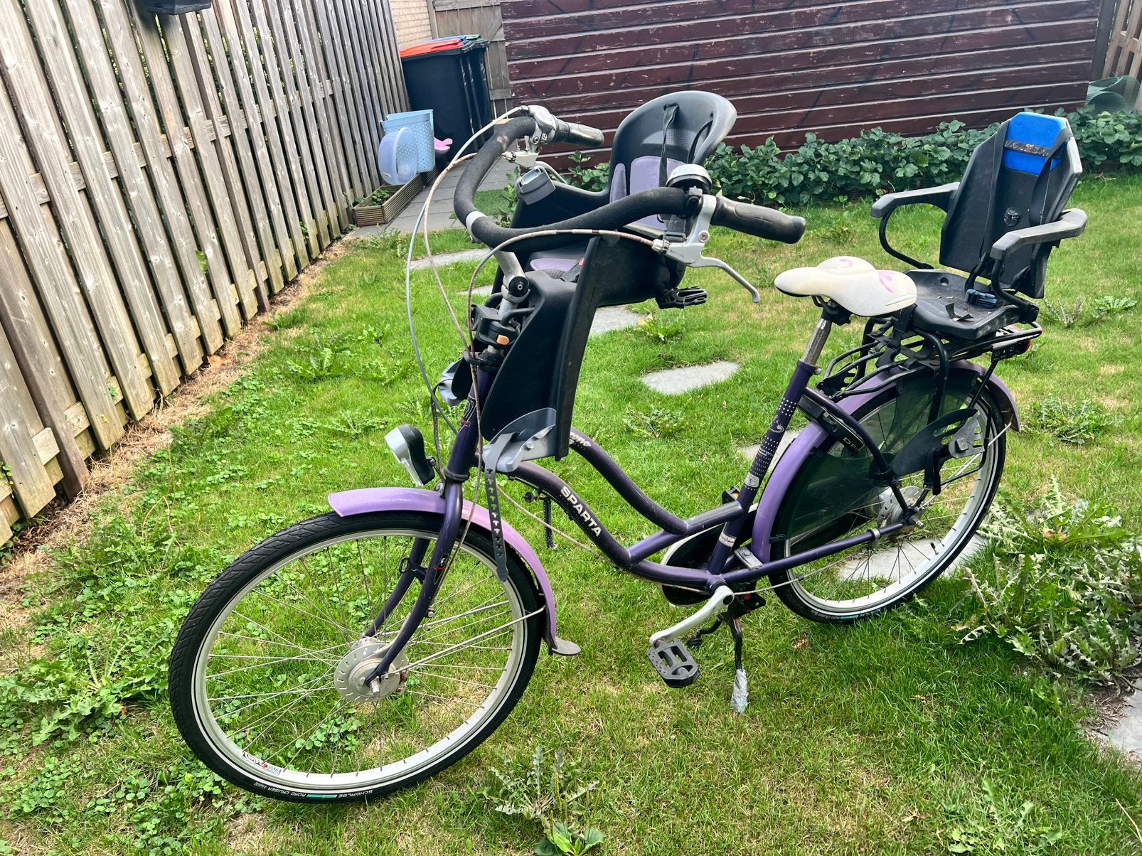 Sparta moederfiets Amazone, Fietsen en Brommers, Fietsen | Dames | Moederfietsen, Ophalen of Verzenden, 2 zitjes, Zo goed als nieuw