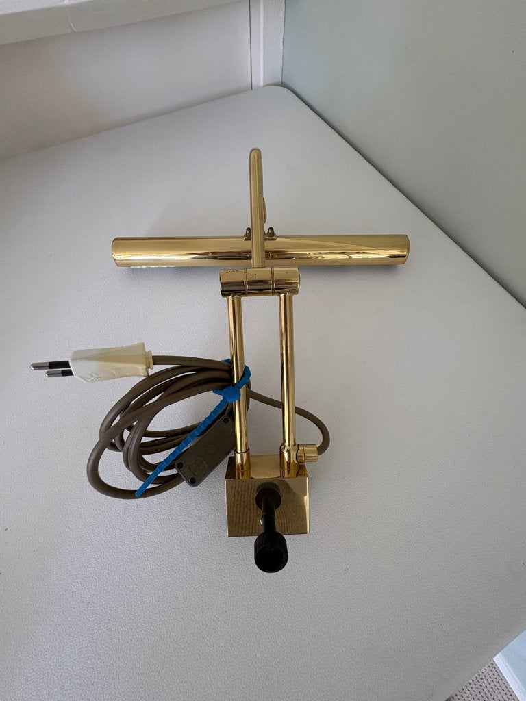 Vleugel Lamp Messing / Lamp voor Vleugel, Muziek en Instrumenten, Instrumenten | Toebehoren, Ophalen, Gebruikt, Overige instrumenten