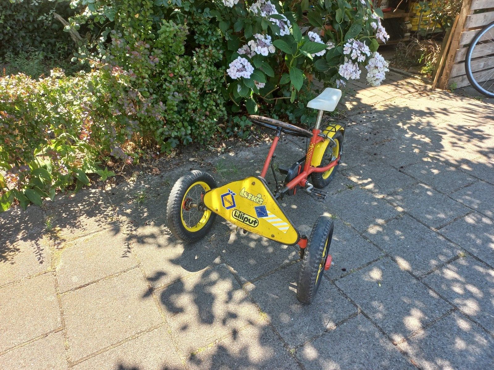 Zeldzame vintage driewieler, Kinderen en Baby's, Speelgoed | Buiten | Skelters, Ophalen, Gebruikt, Overige merken
