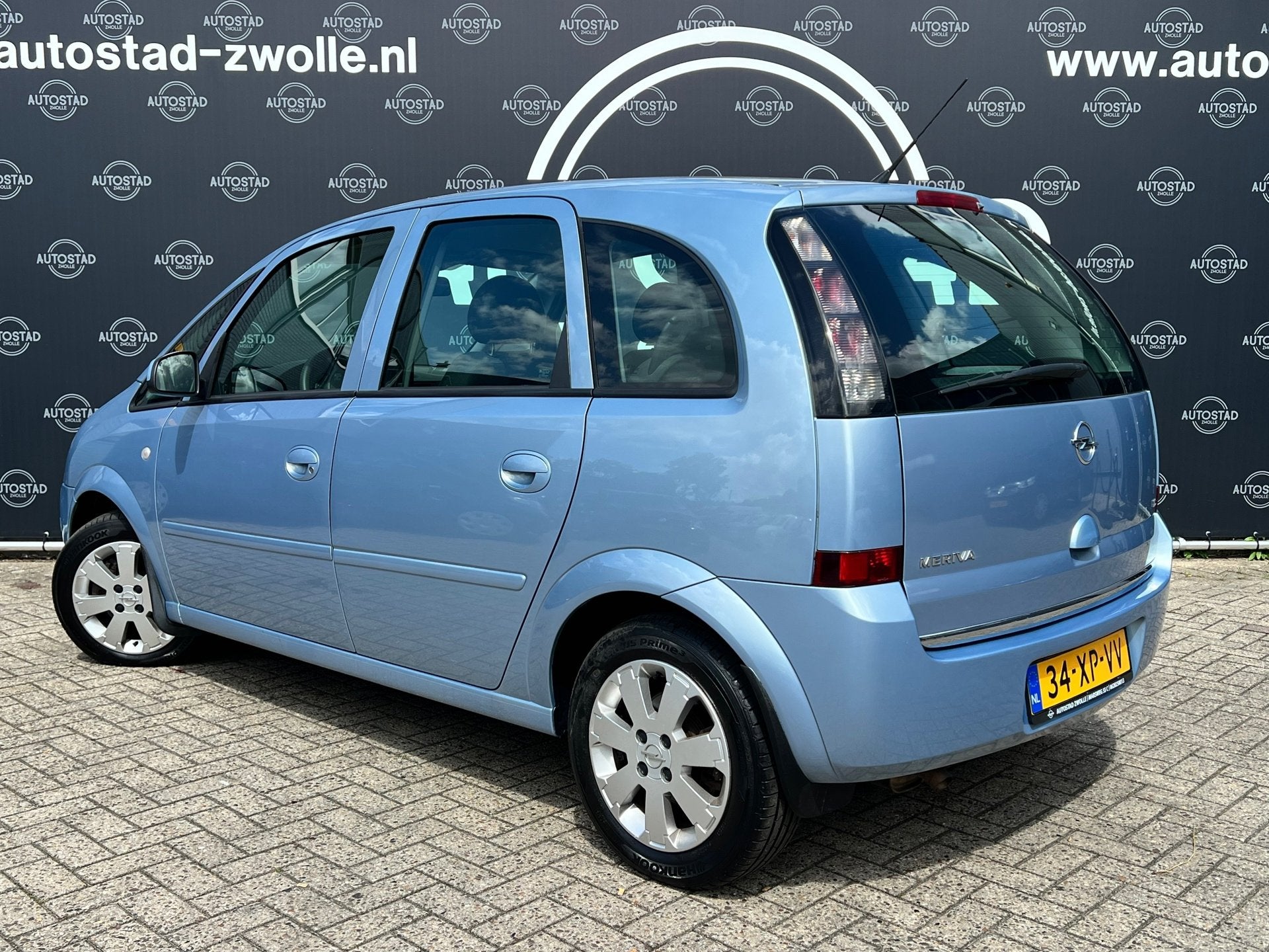Opel Meriva 1.6-16V Temptation NL-Auto/2e Eigenaar/NAP/APK/A, Voorwielaandrijving, 4 cilinders, Blauw, Origineel Nederlands