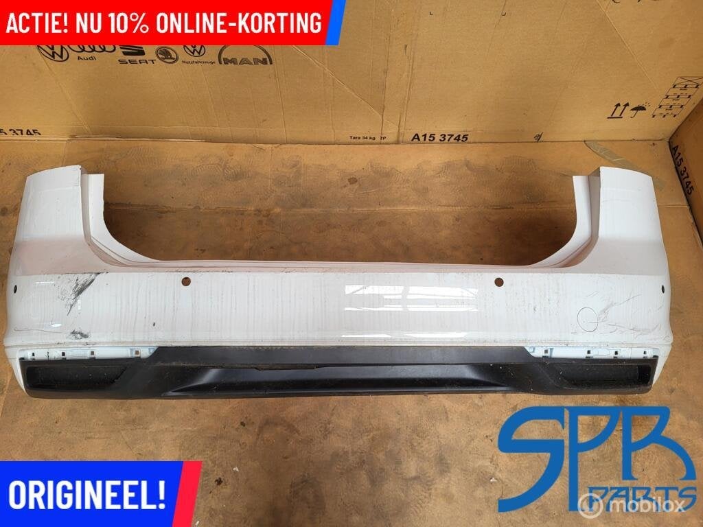 ACHTERBUMPER VW PASSAT B8 VARIANT FACELIFT LC9A 6xPDC BUMPER, Gebruikt, VOLKSWAGEN, Volkswagen, Ophalen of Verzenden