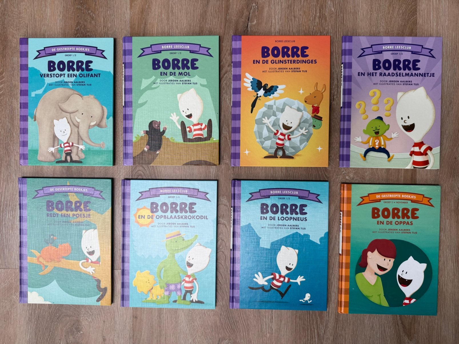 8 borre boekjes groep 1 en 2 zgan Sinttip borre leesclub, Fictie algemeen, Jongen of Meisje, Ophalen of Verzenden, Zo goed als nieuw