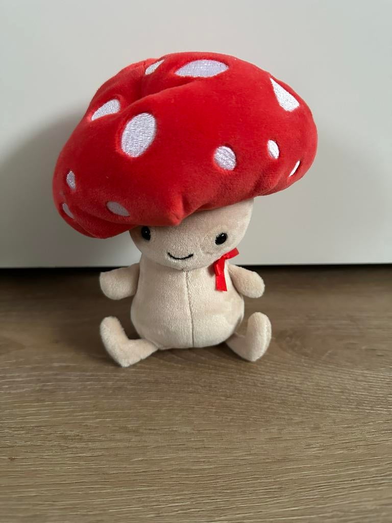 Jellycat paddenstoel Fun Guy Robbie, Jellycat, Overige karakters, Overige typen, Ophalen of Verzenden