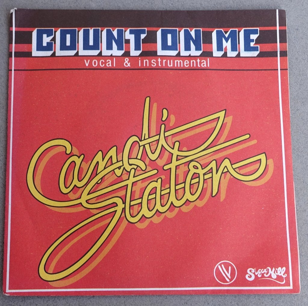 Candi Staton - Count On Me (Vocal & Instrumental) 1981, 7 inch, Zo goed als nieuw, Overige typen, R&B en Soul