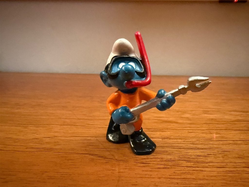 Duiker Smurf, Ophalen of Verzenden, Gebruikt, Overige Smurfen, Poppetje, Figuurtje of Knuffel