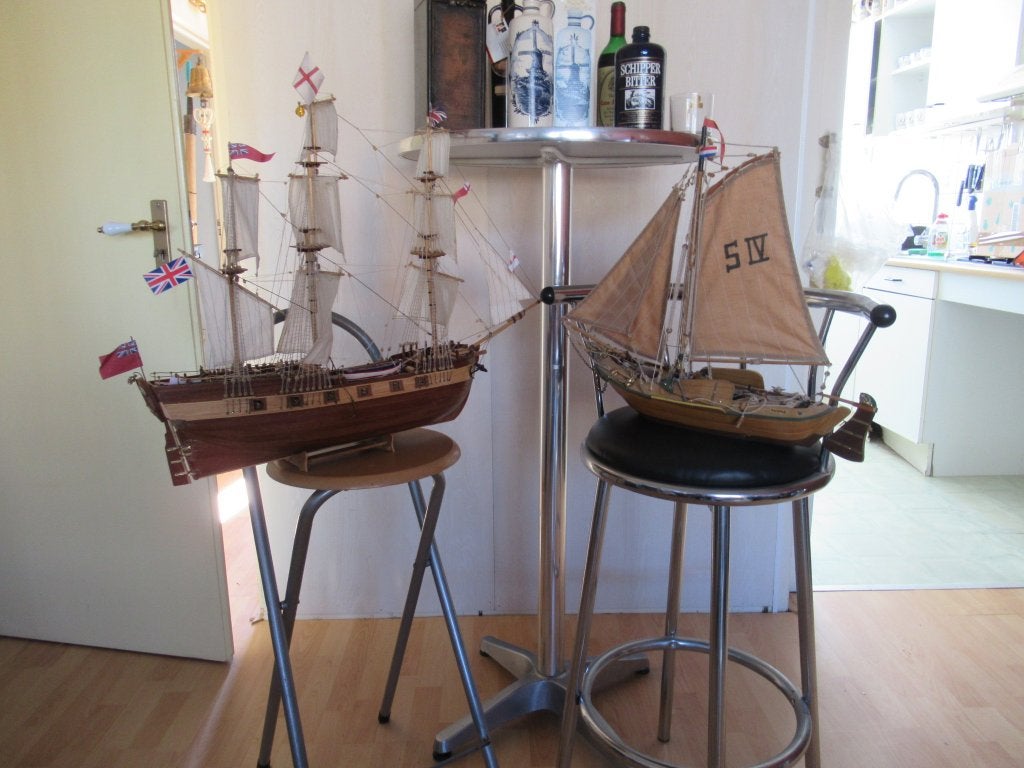 Modelbouw schip Endeavour uit 1934, Ophalen, Nieuw