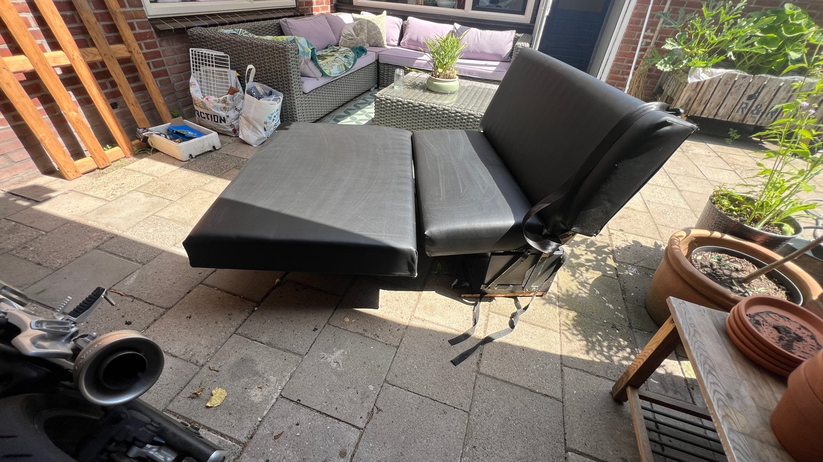 Opklapbaar (camper)bankje met opbergruimte, Ophalen, Gebruikt, Overige