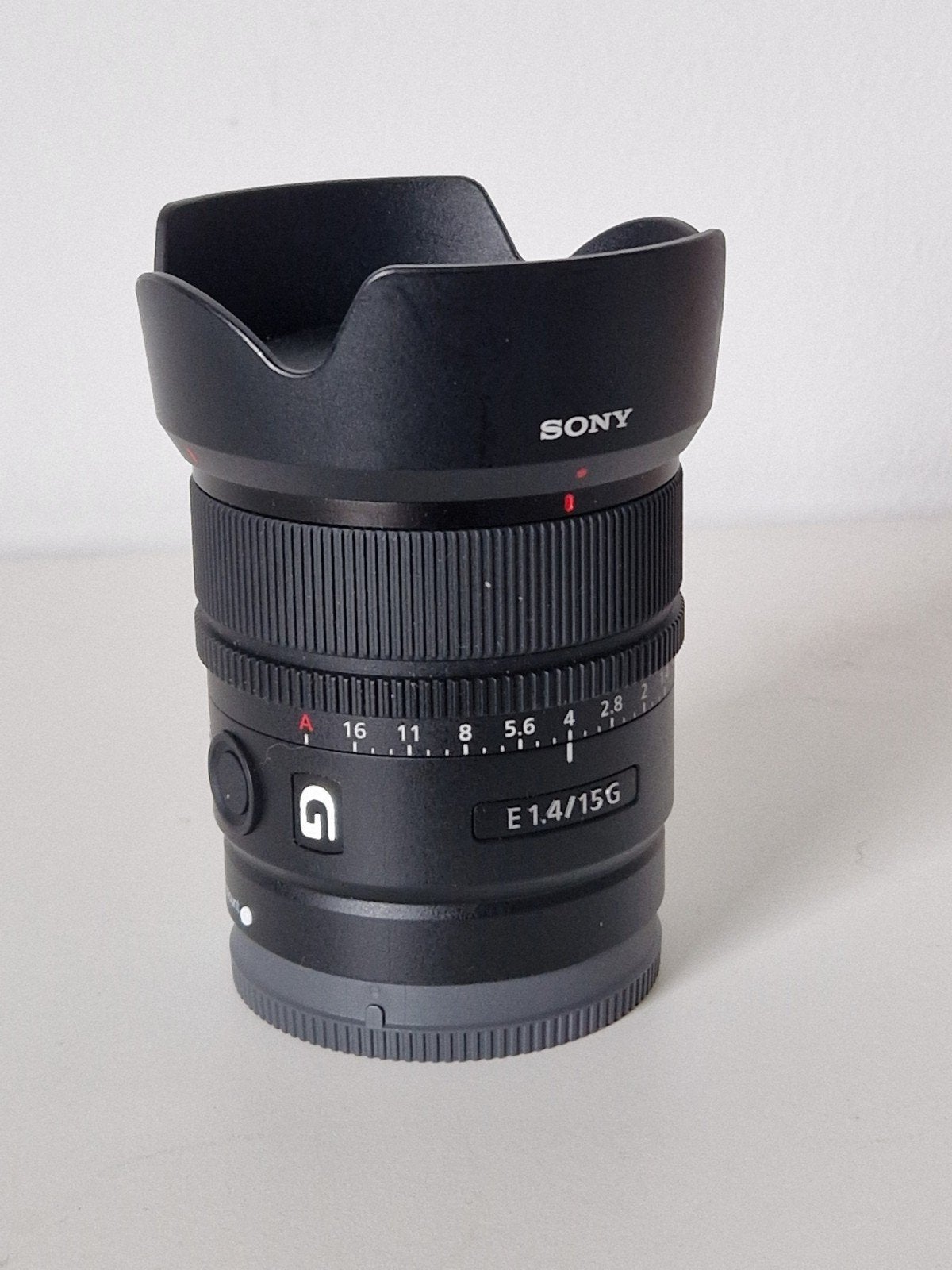 Sony E 1.4/15G Groothoeklens - Zo goed als nieuw, Ophalen of Verzenden, Zo goed als nieuw, Groothoeklens