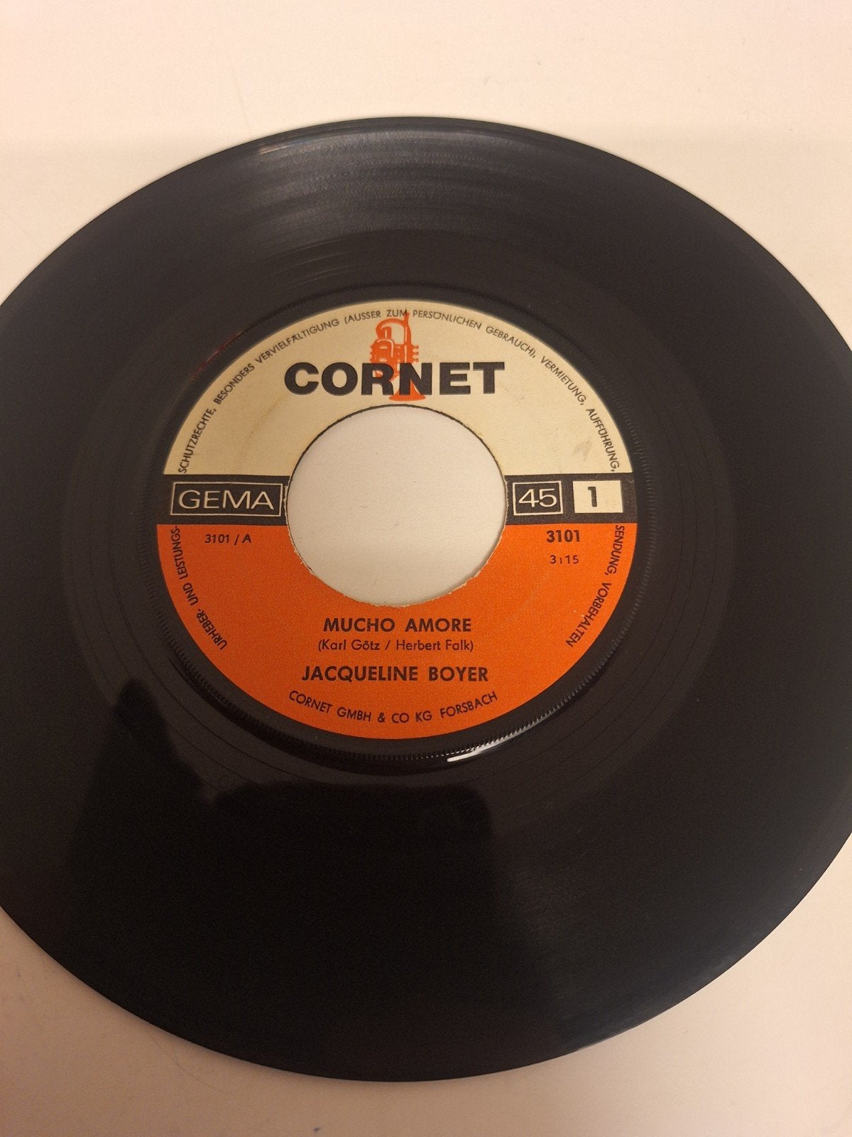 Jacqueline Boyer - Mucho Amore, 1969., Verzenden, 7 inch, Pop
